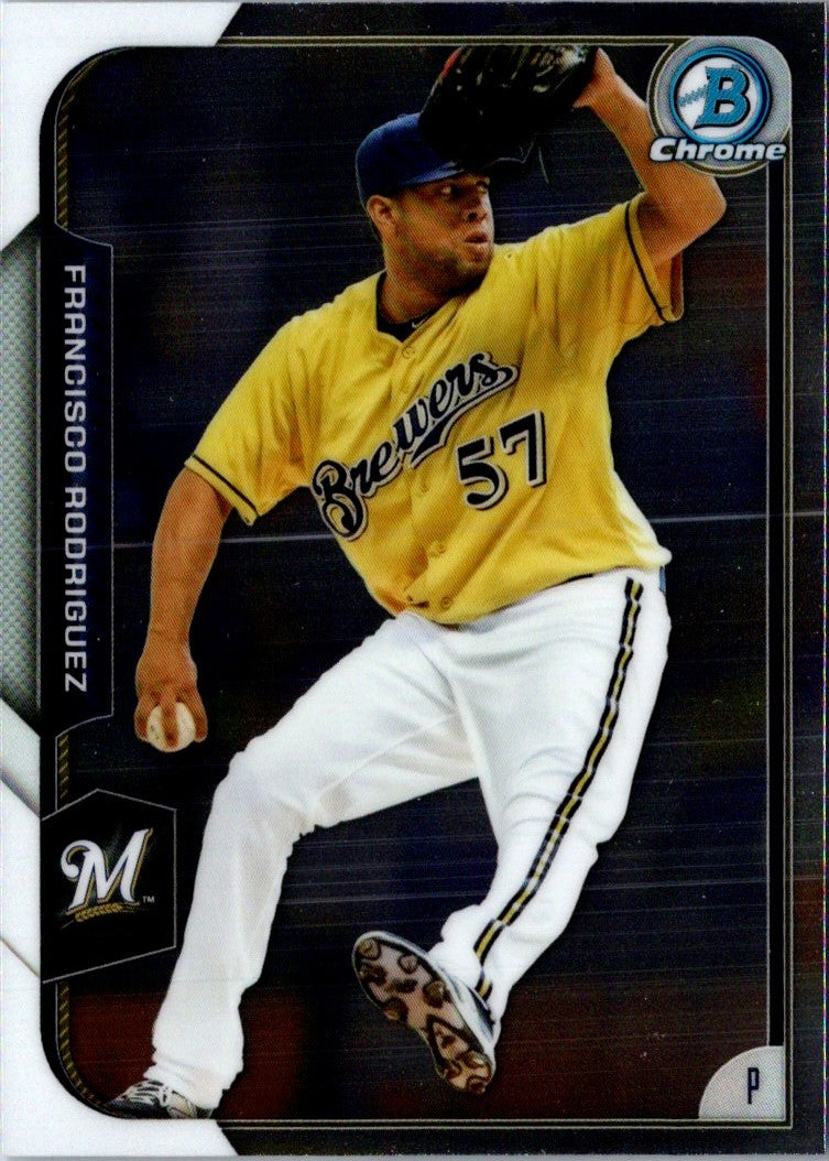 2015 Bowman Chrome Francisco Rodriguez