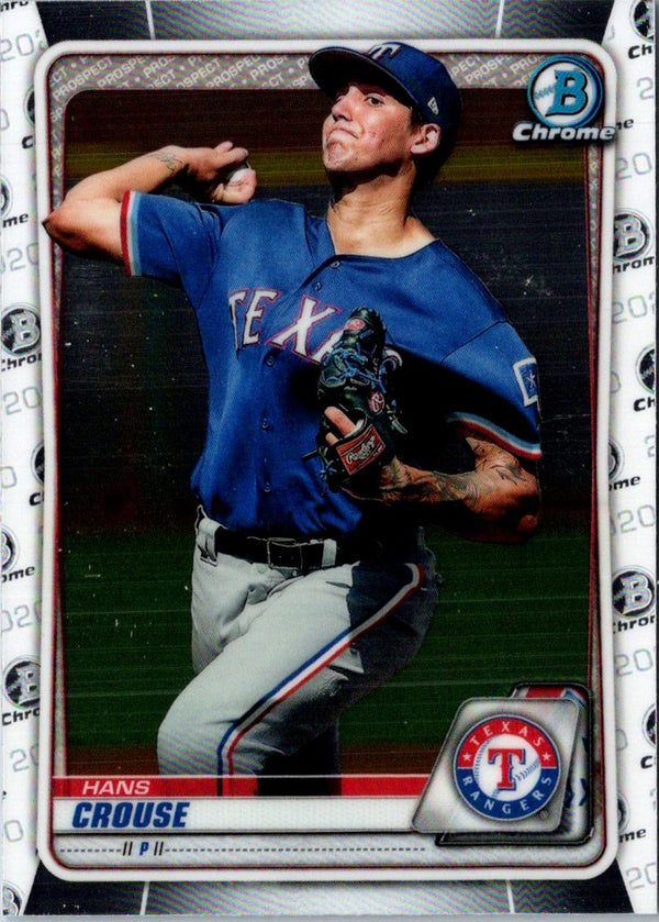 2020 Bowman Chrome Prospects Hans Crouse #BCP-119