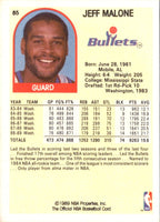 1989 Hoops Jeff Malone #85