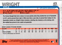 2019 Topps Kyle Wright #473A Rookie