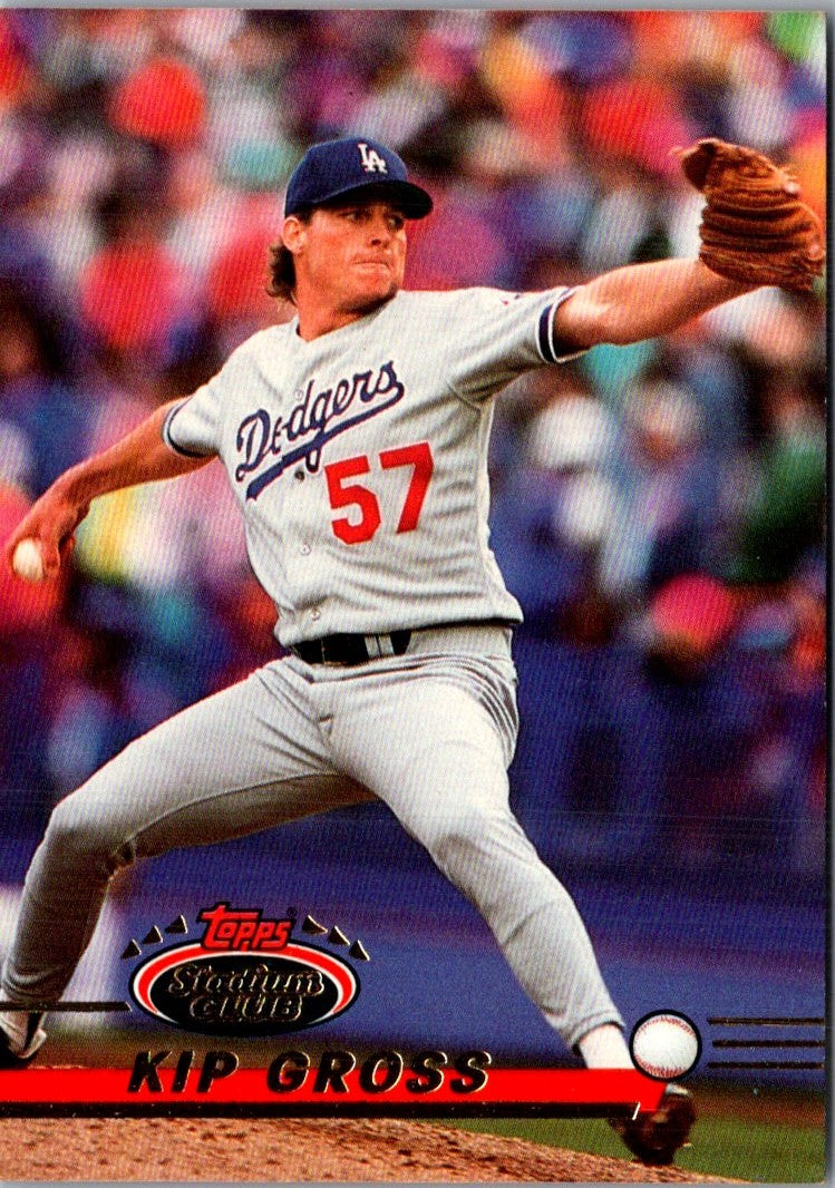 1993 Stadium Club First Day Production Kip Gross