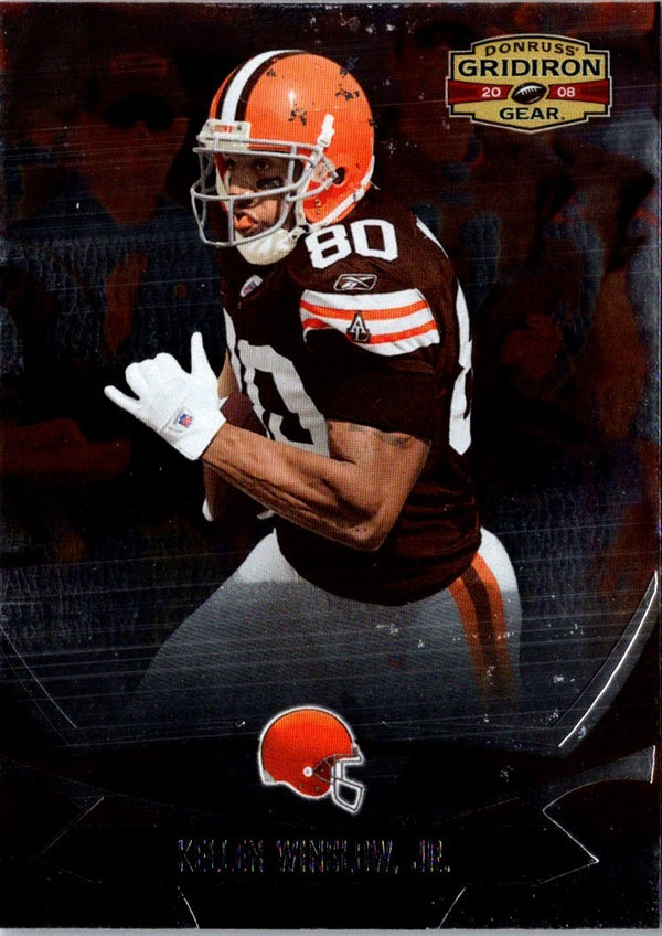 2008 Donruss Gridiron Gear Kellen Winslow #24