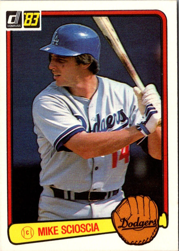 1983 Donruss Mike Scioscia #75