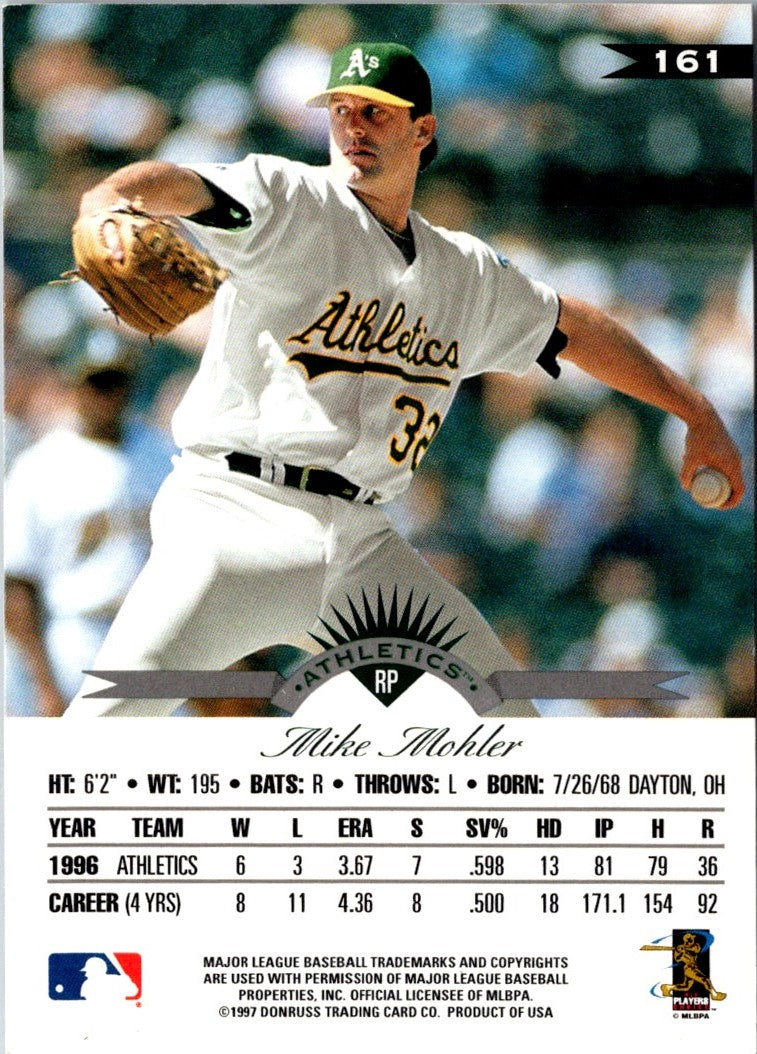 1997 Leaf Mike Mohler