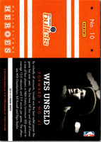 2013 Hoops Hall of Fame Heroes Wes Unseld #10