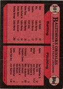 1989 Topps Orioles Leaders - Larry Sheets