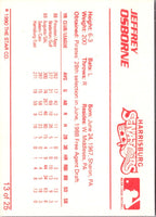 1990 Star Harrisburg Senators Jeffrey Osborne #13