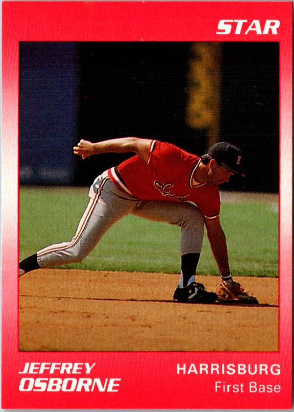 1990 Star Harrisburg Senators Jeffrey Osborne #13