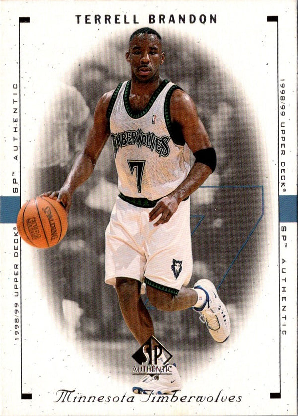 1998 SP Authentic Terrell Brandon #52