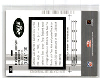 2005 Leaf Certified Materials Mirror Red Keyshawn Johnson #135 074/100
