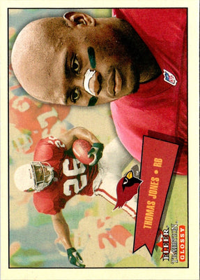 2001 Fleer Tradition Glossy Thomas Jones #1