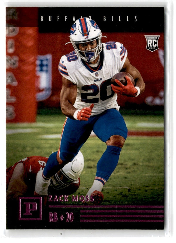 2020 Panini Chronicles Zack Moss #PA-26