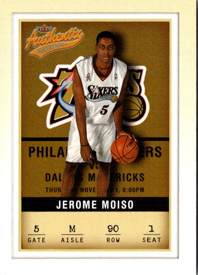 2001 Fleer Authentix Jerome Moiso #90