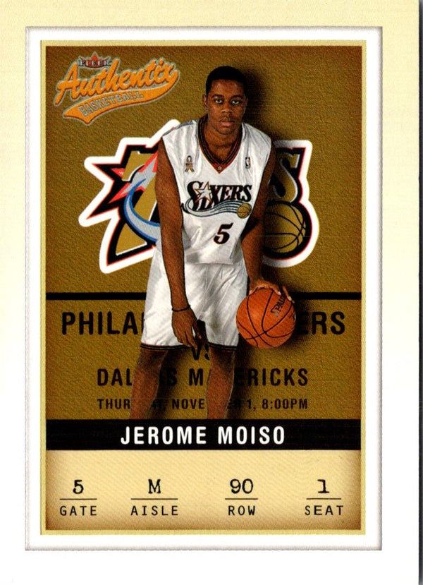 2001 Fleer Authentix Jerome Moiso #90