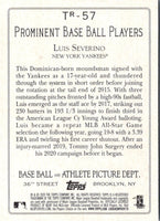 2020 Topps Turkey Red 2020 (Series 2) Luis Severino #TR-57