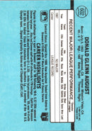 1988 Donruss Don August