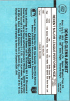 1988 Donruss Don August #602