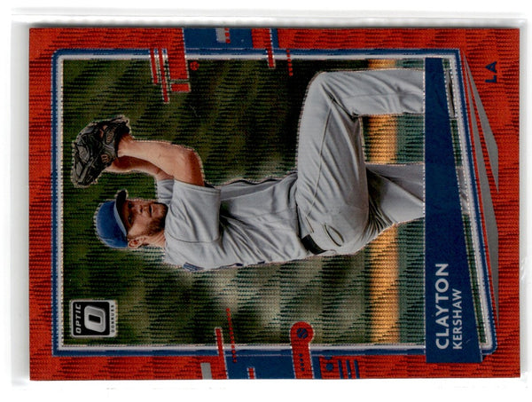 2020 Donruss Optic Red Wave Clayton Kershaw #135