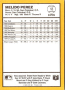 1990 Donruss Best of the AL Melido Perez