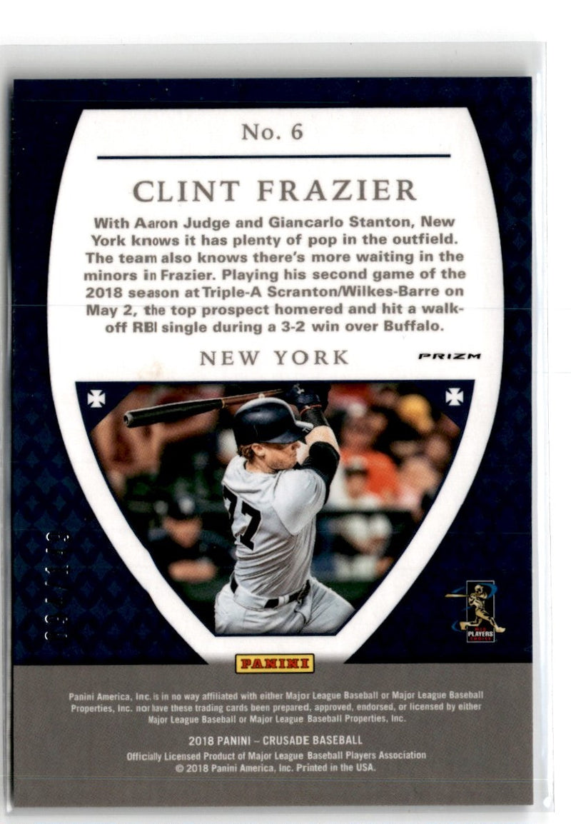 2018 Panini Chronicles Crusade Clint Frazier