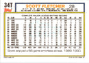 1992 Topps Traded Scott Fletcher