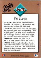 1992 Studio Tom Glavine #4