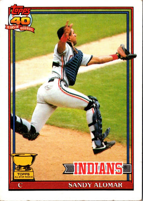 1991 Topps Sandy Alomar Jr. #165
