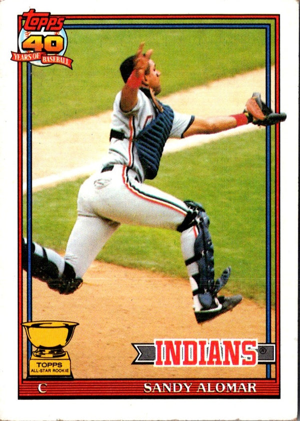 1991 Topps Sandy Alomar Jr. #165