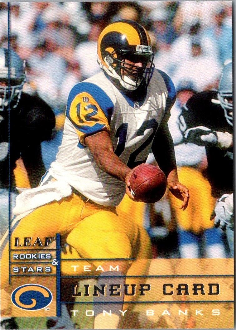 1998 Leaf Rookies & Stars Tony Banks