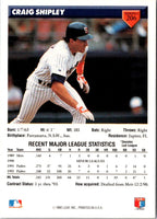 1993 Donruss Craig Shipley #206