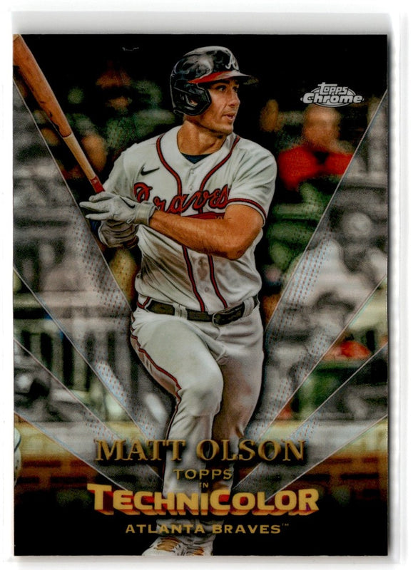 2023 Topps Chrome in Technicolor Matt Olson #TT-17