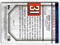 2020 Topps Update A Numbers Game Black Mike Piazza #NG-17 126/299