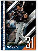 2020 Topps Update A Numbers Game Black Mike Piazza #NG-17 126/299