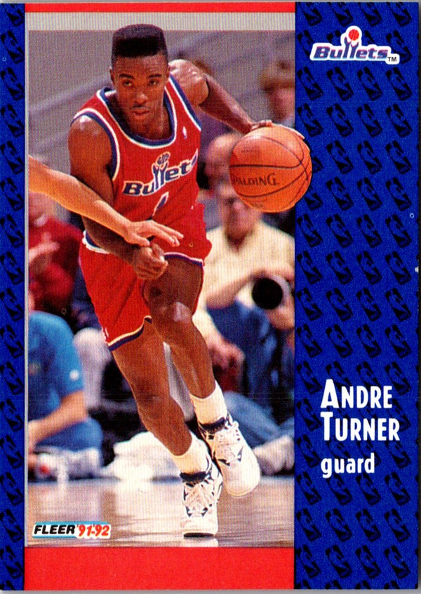 1991 Fleer Andre Turner #370 Rookie