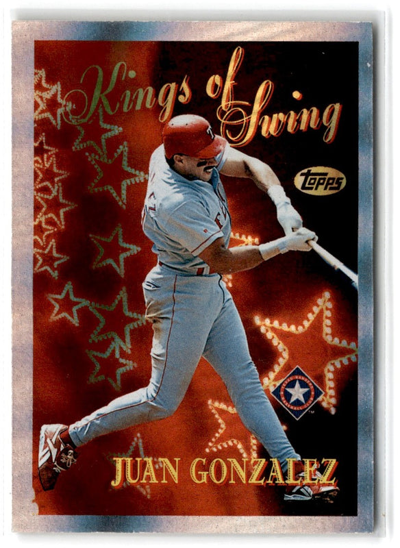 1997 Topps Season's Best Juan Gonzalez #SB13