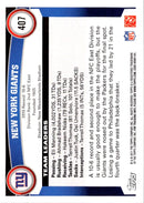 2011 Topps New York Giants (Justin Tuck/Osi Umenyiora)