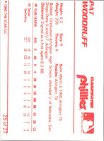 1990 Star Clearwater Phillies Pat Woodruff #25