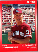 1990 Star Clearwater Phillies Pat Woodruff