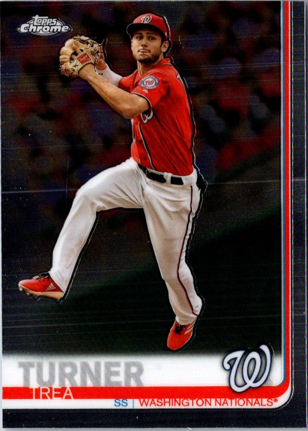 2019 Topps Chrome Trea Turner #175