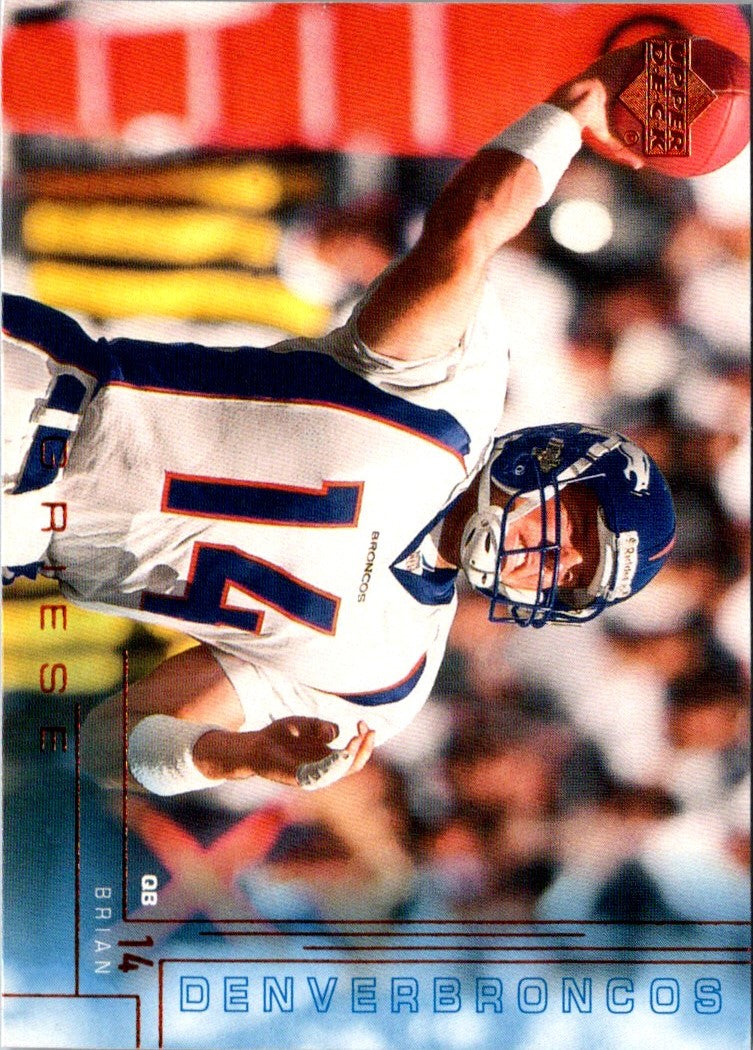 1999 Upper Deck Denver Broncos Checklist