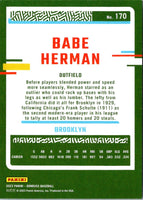 2023 Donruss Holo Blue Babe Herman #170
