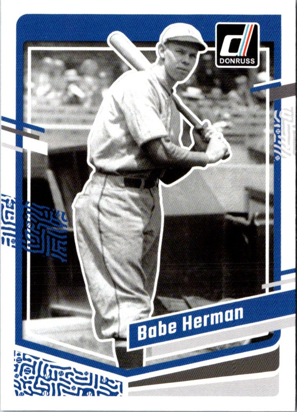 2023 Donruss Holo Blue Babe Herman #170