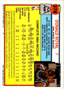 1992 Topps Gold Donald Royal