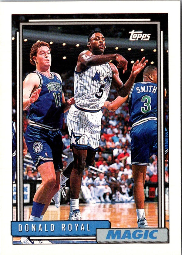 1992 Topps Gold Donald Royal #378