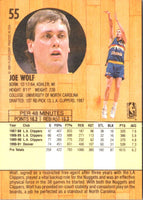 1991 Fleer Joe Wolf #55