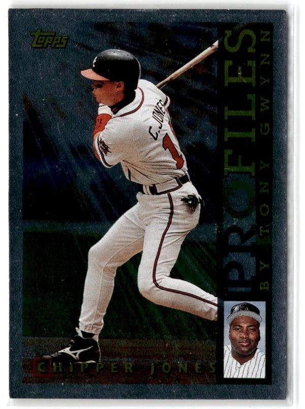 1996 Topps Profiles by Tony Gwynn NL Chipper Jones #NL-15