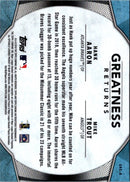 2019 Topps Heritage The Hammerâ€™s Greatest Hits Hank Aaron