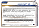 2021 Bowman Prospects Bobby Witt Jr.