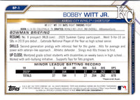 2021 Bowman Prospects Bobby Witt Jr. #BP-1