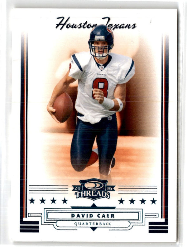 2006 Donruss Threads Retail Blue David Carr #47 081/200